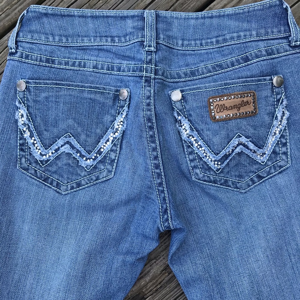 Wrangler Premium Patch Bootcut Jeans